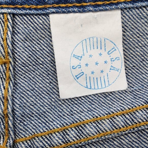 Bristol Blues Vintage High Rise Denim Mom Shorts Size 32 - Picture 4 of 5